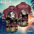 NCAA Florida State Seminoles Palm Tree Tropical Summer Beach Hawaiian Shirt