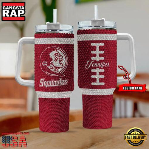 NCAA Florida State Seminoles Custom Name Stanley Diamond Tumbler 40oz