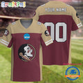 NCAA Florida State Seminoles Sport Team New Season Personalized Football Jersey