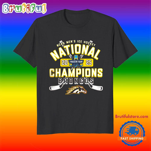 NCAA Frozen Four Men’s Ice Hockey National Champions Western Michigan Broncos 2025 Shirts