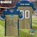 NCAA Georgia Tech Yellow Jackets Sport Team New Season Personalized Football Jersey