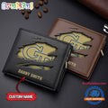 NCAA Georgia Tech Yellow Jackets Sporty Custom Men’s Leather Wallet