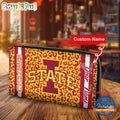 NCAA Iowa State Cyclones Leopard Women’s Zip Around Wallet, Sporty Women’s Wallet