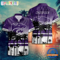 NCAA Kansas State Wildcats Palm Tree Tropical Summer Beach Hawaiian Shirt
