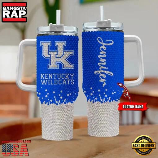 NCAA Kentucky Wildcats Custom Name Stanley Diamond Tumbler 40oz