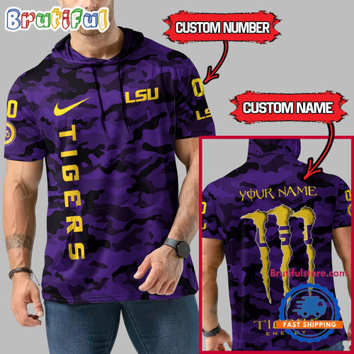NCAA LSU Tigers Special Camo Sleeveless Hoodie Design
