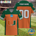 NCAA Miami Hurricanes Sport Team New Season Personalized Football Jersey