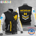 NCAA Michigan Wolverines Personalized Sporty Varsity Baseball Jacket