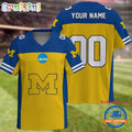 NCAA Michigan Wolverines Sport Team New Season Personalized Football Jersey