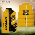 NCAA Missouri Tigers Sport Team Personalized Sleeveless Down Puffer Jacket