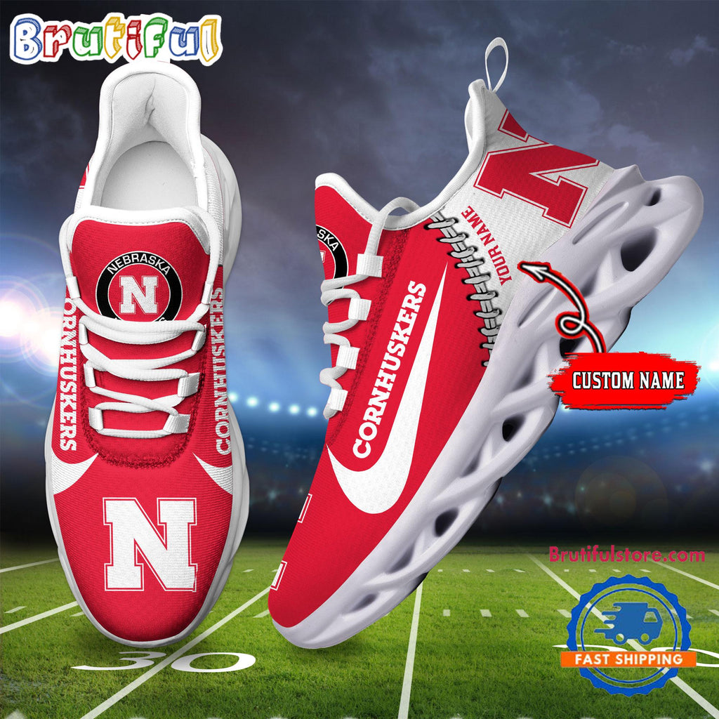 NCAA Nebraska Cornhuskers New Season Design Max Soul Shoes Sport Sneaker