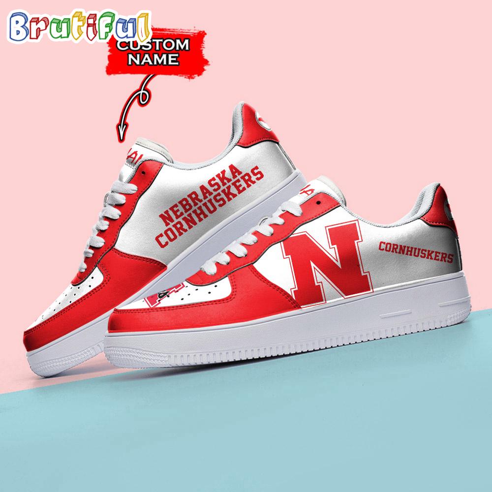 NCAA Nebraska Cornhuskers Sporty Air Force 1 Shoes Sneaker