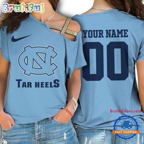 NCAA North Carolina Tar Heels Special Sport Team Custom Women’s One Shoulder Shirt