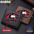 NCAA Northern Illinois Huskies Sporty Custom Men’s Leather Wallet