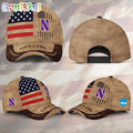 NCAA Northwestern Wildcats Sport Team Pesonalized American Flag Baseball Cap