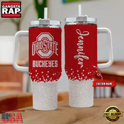 NCAA Ohio State Buckeyes Custom Name Stanley Diamond Tumbler 40oz