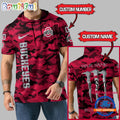 NCAA Ohio State Buckeyes Special Camo Sleeveless Hoodie Design