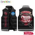 NCAA Oklahoma Sooners Mascot Sporty Design Sleeveless Puffer Jacket