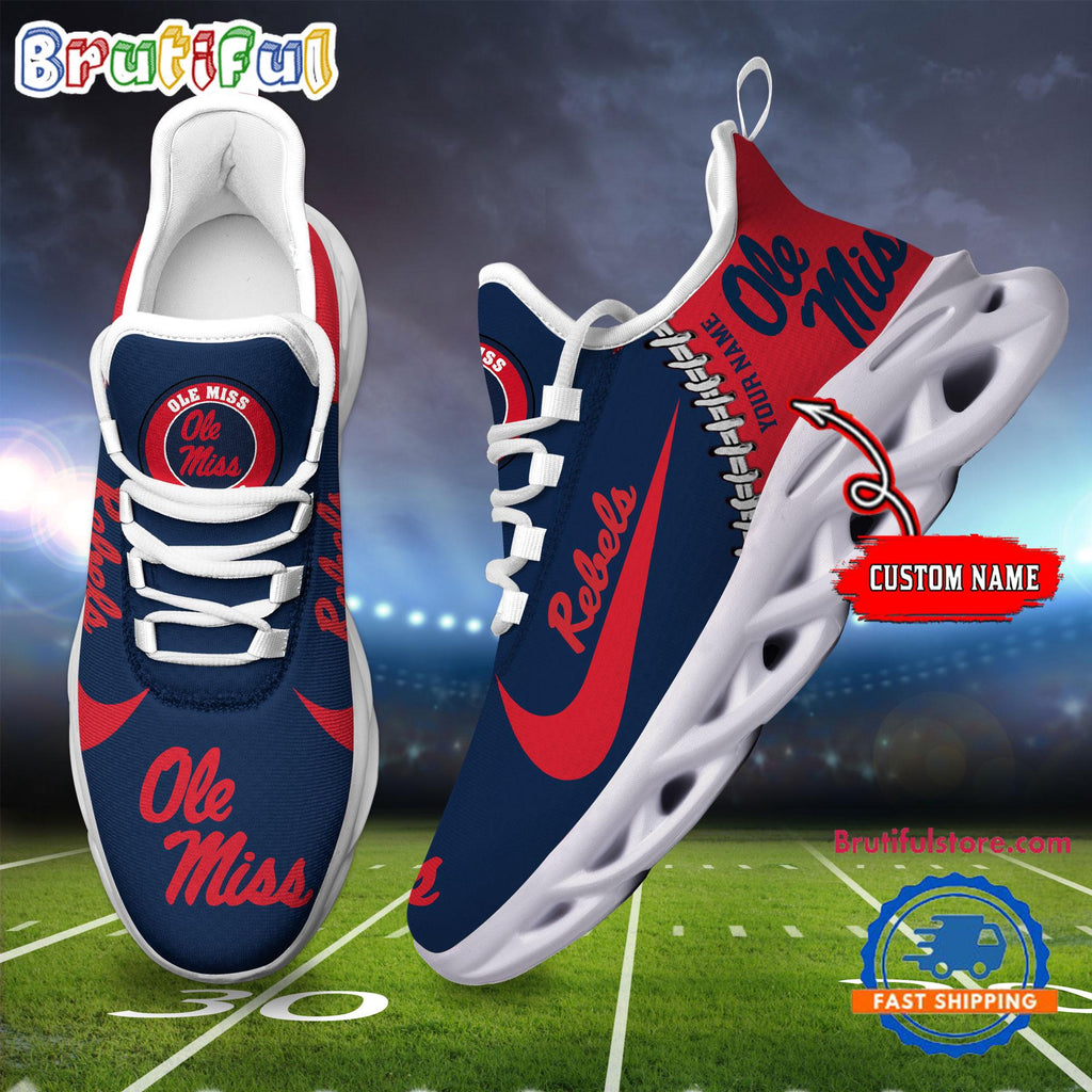 NCAA Ole Miss Rebels New Season Design Max Soul Shoes Sport Sneaker