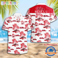 NCAA Ole Miss Rebels Sporty Aloha Summer Hawaiian Shirt