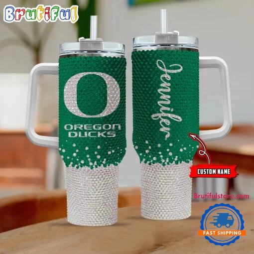 NCAA Oregon Ducks Personalized Stanley Diamond Tumbler 40oz
