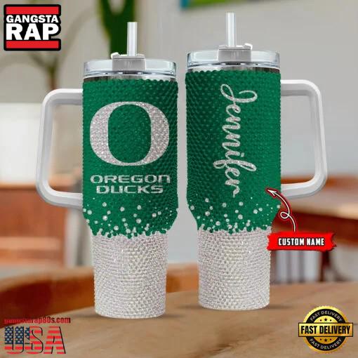 NCAA Oregon Ducks Custom Name Stanley Diamond Tumbler 40oz