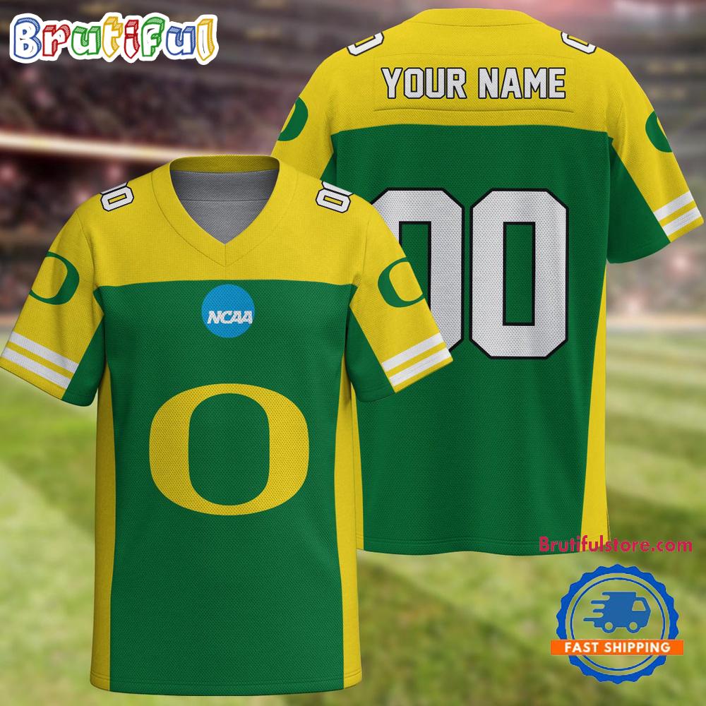 NCAA Oregon Ducks Sport Team New Season Personalized Football Jersey