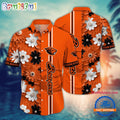 NCAA Oregon State Beavers Flower Summer Aloha Button Hawaiian Shirt
