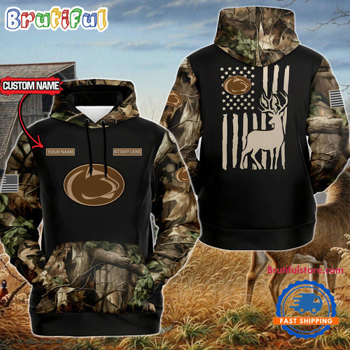 NCAA Penn State Nittany Lions Sporty Camo Hunting Style Hoodie, Sweatshirt, TShirt