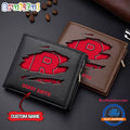 NCAA Rutgers Scarlet Knights Sporty Custom Men’s Leather Wallet