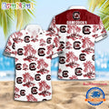NCAA South Carolina Gamecocks Sporty Aloha Summer Hawaiian Shirt