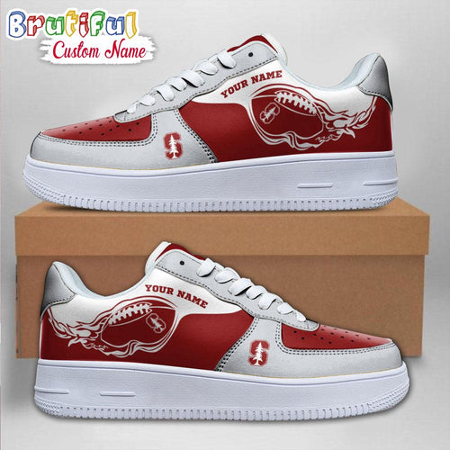 NCAA Stanford Cardinal Sporty Air Force 1 Shoes Sneaker