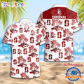 NCAA Stanford Cardinal Sporty Aloha Summer Hawaiian Shirt