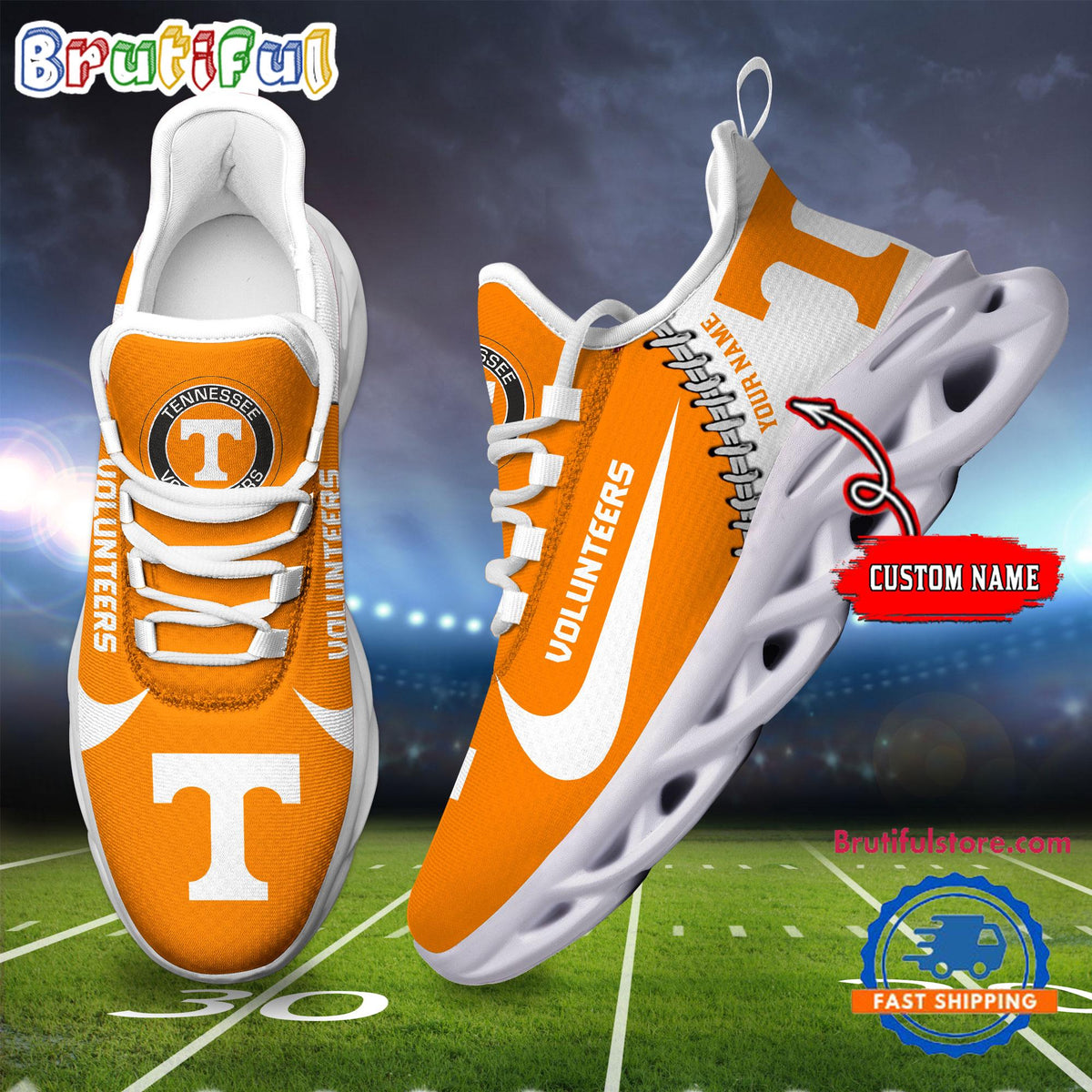 NCAA Tennessee Volunteers New Season Design Max Soul Shoes Sport Sneaker