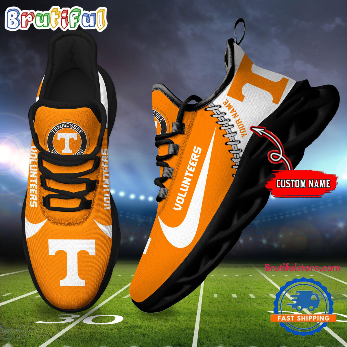 NCAA Tennessee Volunteers New Season Design Max Soul Shoes Sport Sneaker