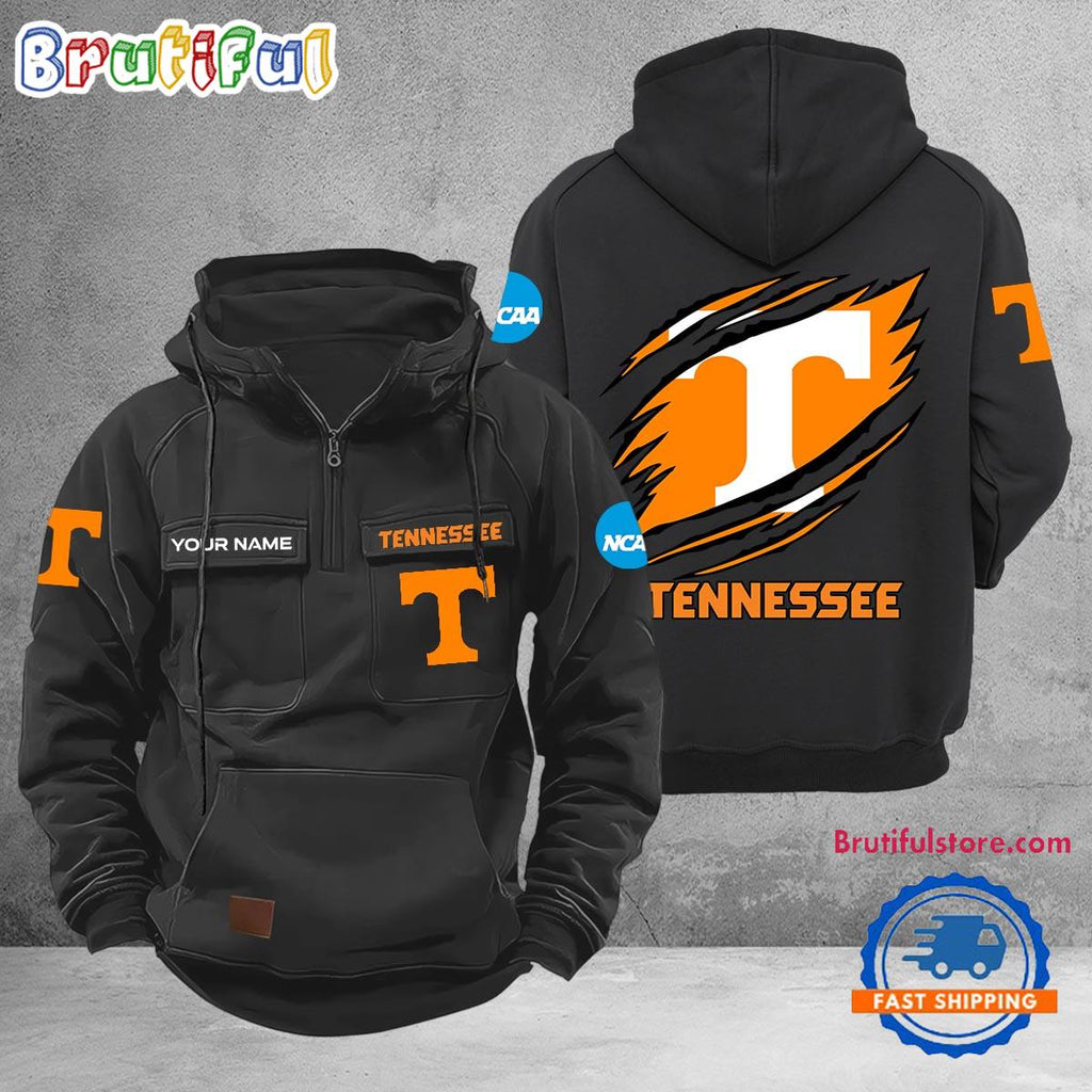 NCAA Tennessee Volunteers Sport Team Design Logo Name Cargo Hoodie