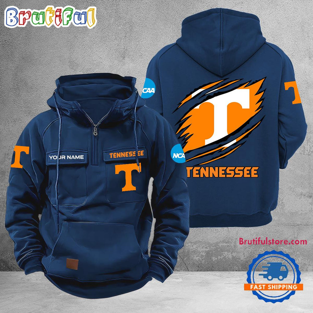 NCAA Tennessee Volunteers Sport Team Design Logo Name Cargo Hoodie