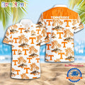 NCAA Tennessee Volunteers Sporty Aloha Summer Hawaiian Shirt