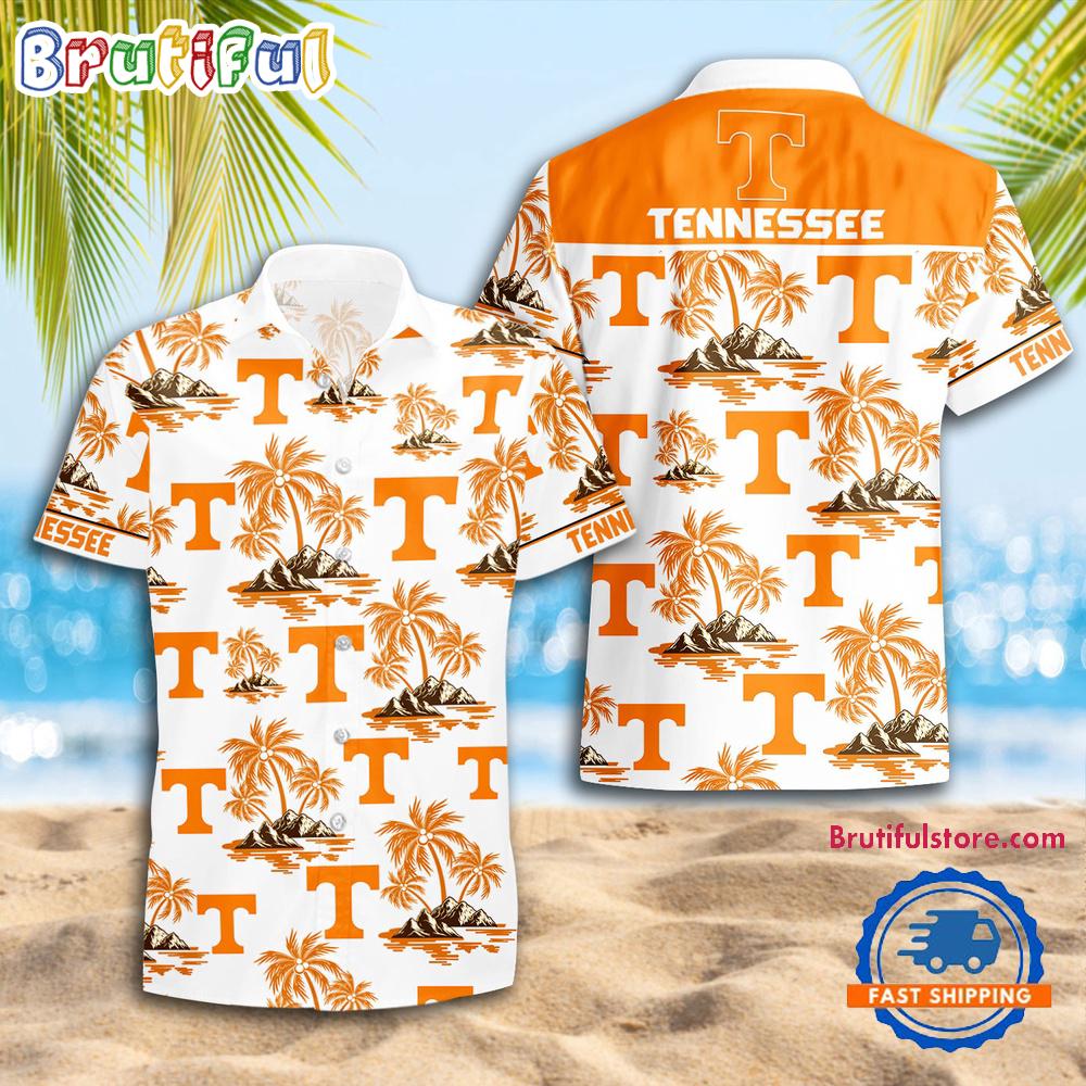 NCAA Tennessee Volunteers Sporty Aloha Summer Hawaiian Shirt