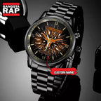 NCAA Texas Longhorns Football Team Logo Design Black Watch