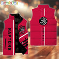 NCAA Toronto Raptors Sport Team Personalized Sleeveless Down Puffer Jacket