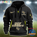 NCAA UCF Knights Heavy Hoodie, Sporty Quarter Zip Hoodie