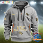 NCAA UCF Knights Heavy Hoodie, Sporty Quarter Zip Hoodie