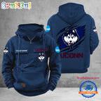 NCAA Uconn Huskies Sport Team Design Logo Name Cargo Hoodie