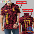 NCAA USC Trojans Special Camo Sleeveless Hoodie Design