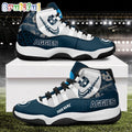 NCAA Utah State Aggies Sport Logo Team Personalized Air Jordan 11 Shoes