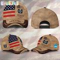 NCAA Utah State Aggies Sport Team Pesonalized American Flag Baseball Cap