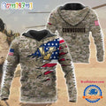 NCAA Vanderbilt Commodores Military Veterans Camouflage Hoodie