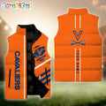 NCAA Virginia Cavaliers Sport Team Personalized Sleeveless Down Puffer Jacket