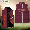 NCAA Virginia Tech Hokies Sport Team Personalized Sleeveless Down Puffer Jacket